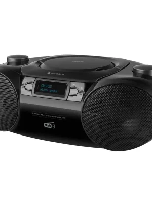 Radiopřijímač DAB+/CD GoGEN CDM 390 BTDABS černý/šedý Speciální Cena